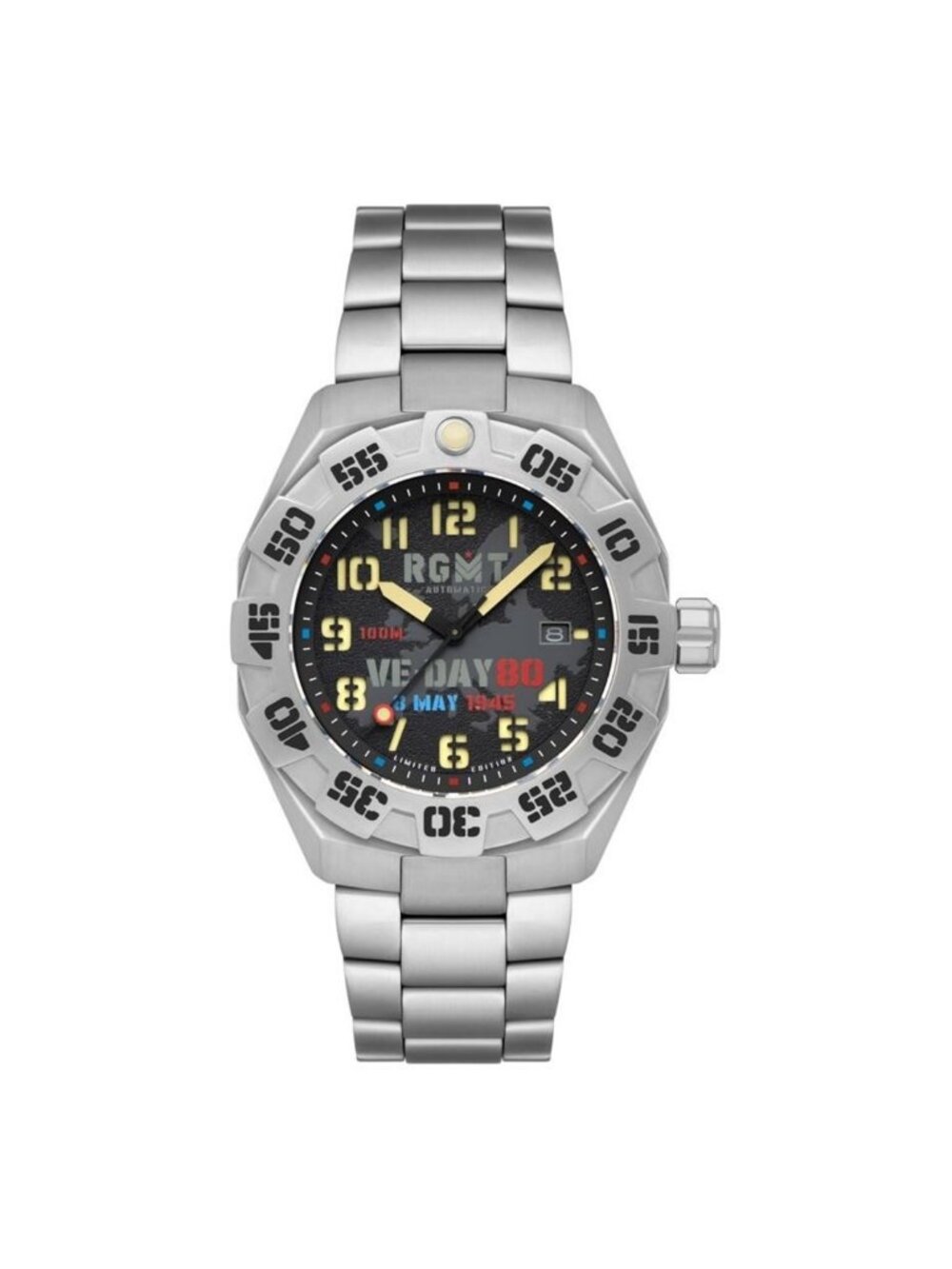 NWT Rgmt Field Master Automatic Black Dial Men's Watch